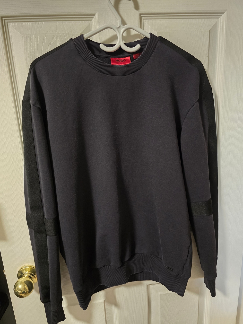 Hugo Boss Men's Dark Navy Blue Crewneck Sweatshirt